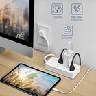 Insignia- 6-outlet 980 Joules Surge Protector Strip With 3 Ft  Power Cord -   