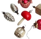 Antique Christmas Tree Ornaments Lot  9 Pieces  C  1930  Handmade