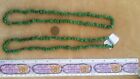 Greasy Green Strand Seed Crow African Trade  Beads Murano Venetian Vintage Glass
