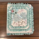 Vtg 80 s Fabric Ruffles Lace Photo Album Scrapbook Cottage Lace Wedding Binder