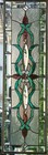 Stained Glass Transom Window Hanging Panel  34 1 2 X 11  Incl Hooks