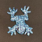 Ganz Rainforest Animal Bean Bag Big-eyed Spotted Blue Frog 5  Long