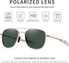 Aviator Sunglasses Premium Military Pilot Ultraviolet Mens Polarized Sunglasses