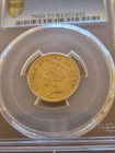 1854  3 Three Dollar Gold Indian Head Princess Pcgs Au 53  - Beautiful Coin