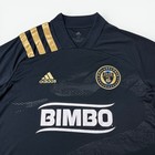 Mls Philadelphia Union Jersey Mens M Adidas Navy Gold Soccer 2020 2021 Home