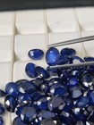 Natural Blue Sapphire Oval 8x6mm Calibrated Africa Heated Diffusion Cut Gemstone