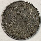 1831 Capped Bust Silver Dime Almost Uncirculated Au Coin  Small Dimple  15864