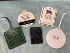 Lot Of 5 Golf Bag Tags  Pebble Beach Resorts  Pga West  Grayhawk  Osage National