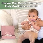 Training Toothbrush Set Oral Care Kit  Soft Silicone Toothbrush For Baby  Inf   