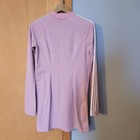Adidas Originals Women s Size S 3 Stripes Glitter Pink Dress Bell Sleeve 