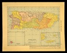 1905 Vintage Puerto Rico Map Wall Art Original Porto Rico Antique Dated