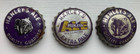3 Different Hanley s Ale Bottle Caps Bulldog Providence Ri Cork Cone Top Can Cap