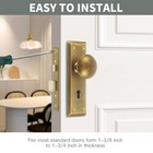 Mortise Lock Set For Interior Door  Vintage Antique Brass Door Knobs With Loc   