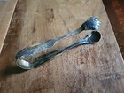 Antique R   W Wilson American Coin Silver Sugar Tongs Pittsburgh 1825-1846 