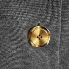 Vintage Gabriella Gray Virgin Wool Knitted Blazer Double Breasted Large
