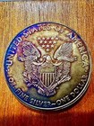 2009 American Eagle Silver Dollar 1oz 999 Silver Coin Toned Bullion  999 Fine  