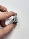 Antique Letterpress Vintage Letter Number Wood Printing Block Letter R