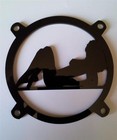 Custom 120mm Sexy Girl Computer Fan Grill Gloss Black Acrylic Cooling Cover Mod