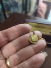 Shell Oil  gas Co  Award 2 Diamond 10k Gold Tie Clip 1955