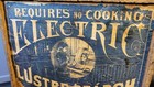 1890 Electric Lustre Starch Box From Boston - Leather Hinged Lid   Bonus 