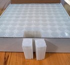 Lot Of 100 Square Coin Safe Tubes For Us Quarters T-qtr-40100 - Size 25 5 Mm