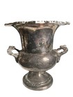 Vintage Silver On Copper Sheridan Champagne Ice Bucket Urn