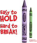 Crayola Jumbo Crayons Bulk  6 Sets Of 16 Large Crayons For Toddlers   Kids  Scho