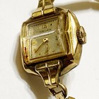 Gruen 10k Gold Filled 15 Jewels Vintage Womens Watch Switzerland Made Works 
