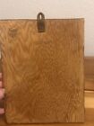 Vintage 6  X 7  Wood Wall Plaque With Quote