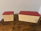 Vintage Thermos Picnic Set - 2 Lidded Containers