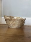 Natural Onyx Hand Carved Round Bowl Natural Edges Diameter  10 5      Height  6   