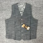 Chef Works Waitstaff Vest Mens L Large Gray Button Up Urban Collection Server