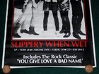 Bon Jovi Slippery When Wet 1986 Vintage Original Subway Style Poster 40x60