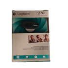 Logitech C270 Hd 720p Webcam With Mic Noise-reducing Mic   New Ships Quick 