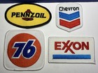 Lot Of 4 Vintage Oil Gas Patches Exxon Chevron 76 Pennzoil Iron-on   Sew-on