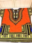 African Xl Men Women Dashiki Cotton T-shirt Traditional Hippie Unisex Top New