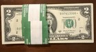 2 Dollar Bill Star Note     Uncirculated Currency Rare - Free Shipping