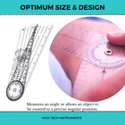 Spinal Round Goniometer For Adjustability Used By Doctors Medical Students Rehab