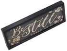 Be Still Psalm 46 10 Bible Verse Scripture Farmhouse Sign Rustic Wall Art Decor