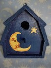      Vtg Sun Moon Stars Celestial Tarot Astrology Zodiac Birdhouse Bird Feeder     
