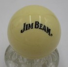 Rare Vtg Jim Beam Bourbon Whiskey Promotional Cue Ball For Pool Table Billards
