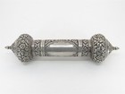 Omani Or Yemeni Silver Scroll Or Document Holder 10 25  240 Grams