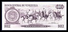 Venezuela Unc Note 10 Bolivares October 1981 P-60  low Shipping 