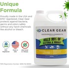 Clear Gear - 1 Gallon Disinfectant  Cleaner  And Deodorizer For Sports Equipment