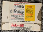 Lemon Jell-o Box Gelatin Dessert Jack And Jill Unused Stock Vintage 1950s Nos