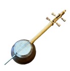 Vintage Wooden Persian Setar Style   Mini Lute Instrument Hand Carved Decor 14   