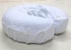 4 Pack Flannel Massage Face Cradle Cover Cozy 100  Cotton White Soft Durable