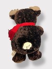 Vintage Dan Dee Collector s Choice Plush Brown Moose Reindeer W red Scarf