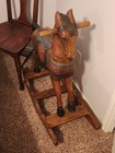 Antique Replica Carosel Rocking Horse Fine Vintage Nostalgia 36  Long