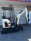 2017 Bobcat E20 Mini Excavator Rubber Tracks Aux Hydraulic Thumb Kubota Diesel  